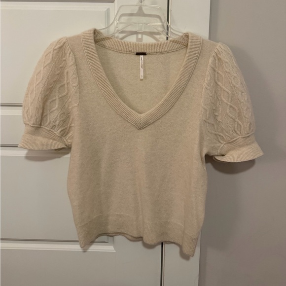 Free People Sweaters - Free People Short Sleeve Cashmere Sweater